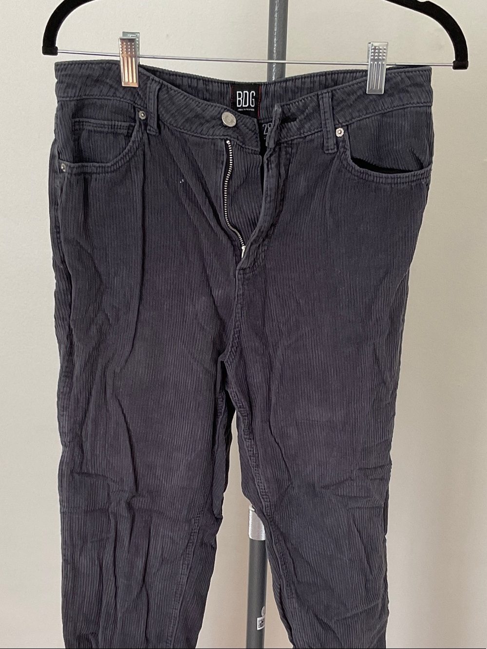 BDG Men's Black Corduroy Trousers